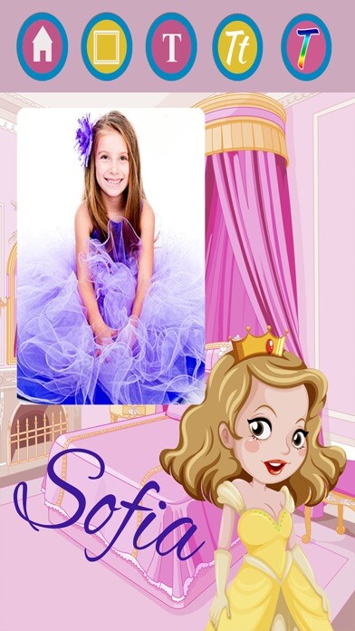 Emulate iPhone app Fairy princess photo frames for kids – Editor using MyAndroid