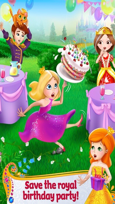Emulate iPhone app Fairytale Birthday Fiasco using MyAndroid