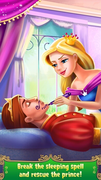 Emulate iPhone app Fairytale Fiasco - Sleep Spell using MyAndroid