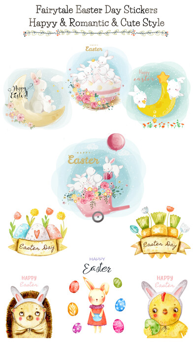 Emulate iPhone app Fairytale Happy Easter Day using MyAndroid
