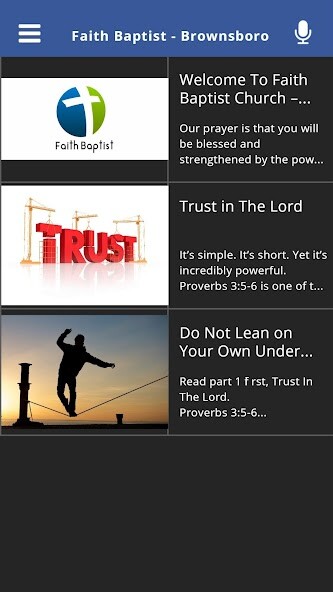 Run android online APK Faith Baptist - Brownsboro from MyAndroid or emulate Faith Baptist - Brownsboro using MyAndroid