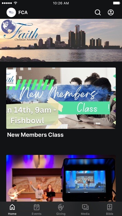Emulate iPhone app Faith Christian Assembly using MyAndroid Emulate iPhone app Faith Christian Assembly using MyAndroid