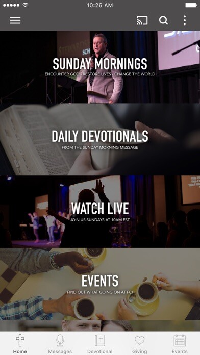 Emulate iPhone app Faith Church Int using MyAndroid Emulate iPhone app Faith Church Int using MyAndroid