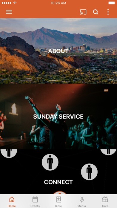 Emulate iPhone app Faith Church of the Valley using MyAndroid Emulate iPhone app Faith Church of the Valley using MyAndroid