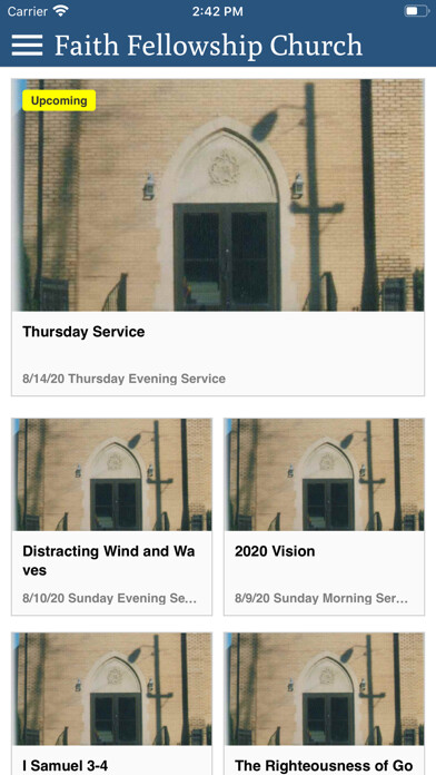 Emulate iPhone app Faith Fellowship Church - OH using MyAndroid Emulate iPhone app Faith Fellowship Church - OH using MyAndroid