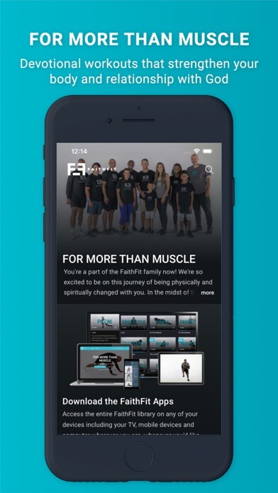Emulate iPhone app FaithFit - Devotional Workouts using MyAndroid