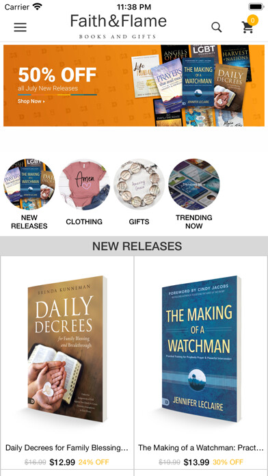 Emulate iPhone app Faith & Flame - Books & Gifts using MyAndroid Emulate iPhone app Faith & Flame - Books & Gifts using MyAndroid