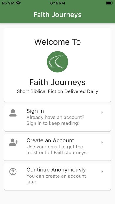 Emulate iPhone app Faith Journeys using MyAndroid