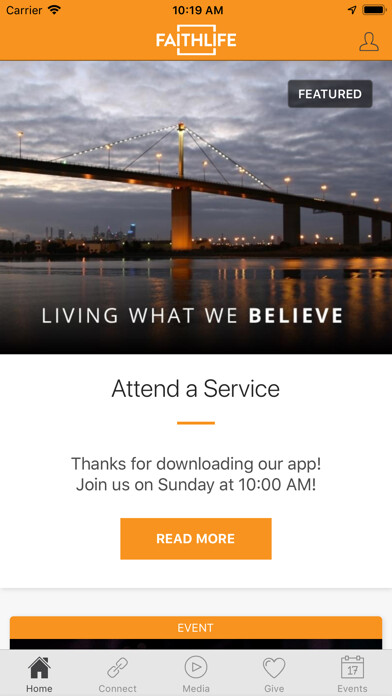 Emulate iPhone app FaithLife Church Aus using MyAndroid Emulate iPhone app FaithLife Church Aus using MyAndroid