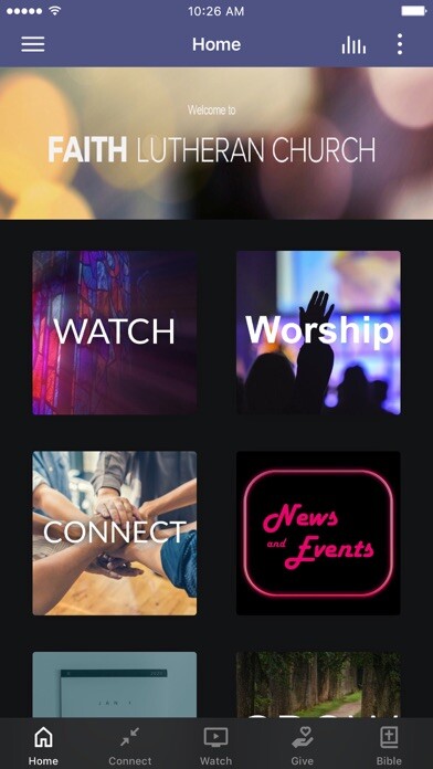 Emulate iPhone app Faith Lutheran Church Aurora using MyAndroid Emulate iPhone app Faith Lutheran Church Aurora using MyAndroid