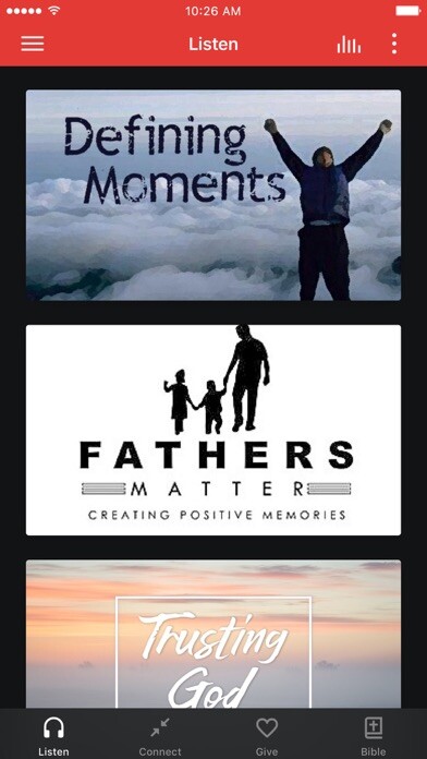 Emulate iPhone app Faith Outreach using MyAndroid