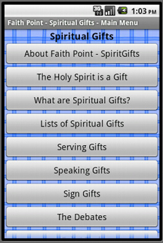 Run android online APK Faith Point SpiritGifts from MyAndroid or emulate Faith Point SpiritGifts using MyAndroid
