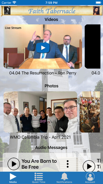Emulate iPhone app Faith Tabernacle App using MyAndroid Emulate iPhone app Faith Tabernacle App using MyAndroid