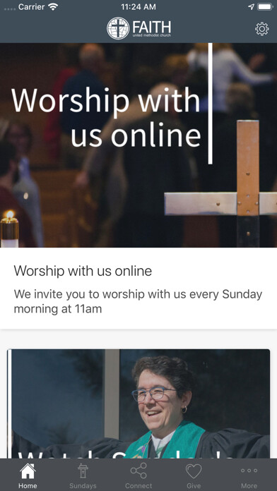 Emulate iPhone app Faith Tulsa using MyAndroid