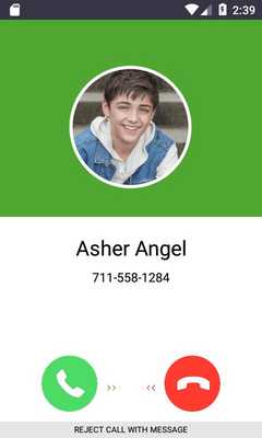 Emulate Android APK Fake Call From Asher Angel Emulate Android APK Fake Call From Asher Angel