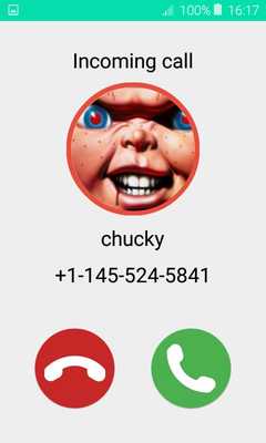 Emulate Android APK Fake call from CHUCKy DOLL app
