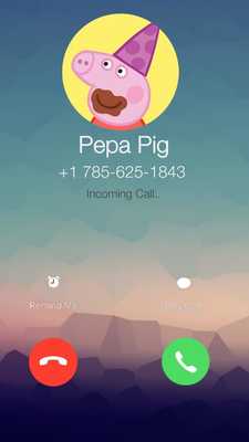 Emulate Android APK Fake Call From Pepa Pig Emulate Android APK Fake Call From Pepa Pig