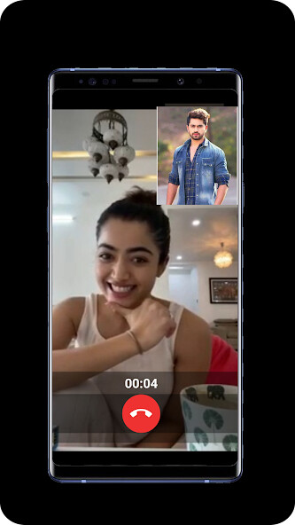 Run android online APK Fake call Rashmika Mandanna from MyAndroid or emulate Fake call Rashmika Mandanna using MyAndroid