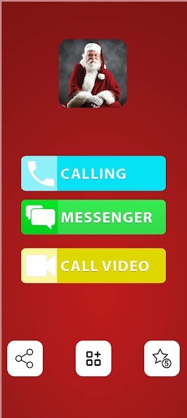Run android online APK Fake Call SANTA CLAUS from MyAndroid or emulate Fake Call SANTA CLAUS using MyAndroid