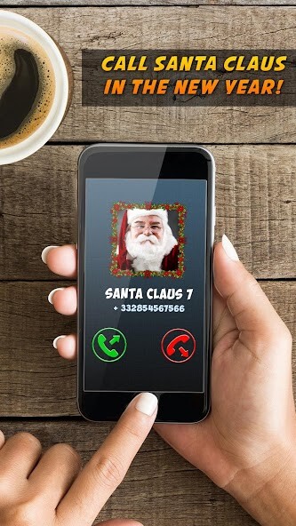 Run android online APK Fake Call Santa Joke NewYear from MyAndroid or emulate Fake Call Santa Joke NewYear using MyAndroid