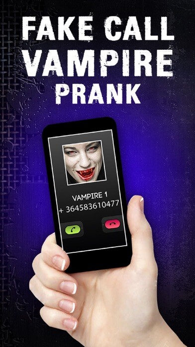 Emulate iPhone app Fake Call Vampire Prank using MyAndroid