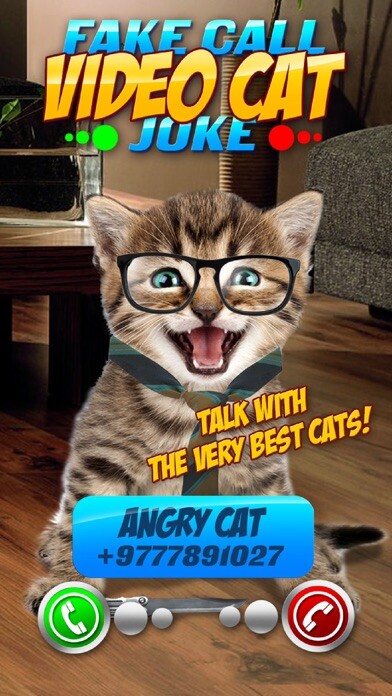 Emulate iPhone app Fake Call Video Cat Joke using MyAndroid Emulate iPhone app Fake Call Video Cat Joke using MyAndroid