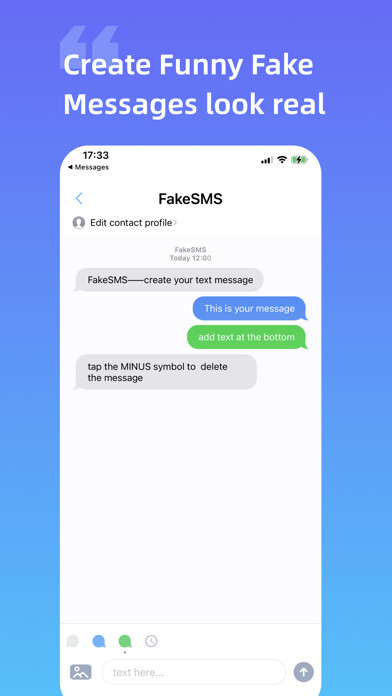Emulate iPhone app FakeChat - Prank SMS Creator using MyAndroid Emulate iPhone app FakeChat - Prank SMS Creator using MyAndroid
