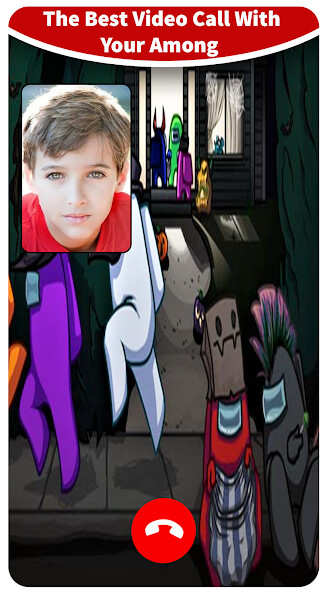 Run android online APK fake live chat and call Scary from among us-prank from MyAndroid or emulate fake live chat and call Scary from among us-prank using MyAndroid