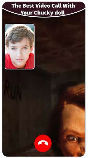 Run android online APK fake live chat and call Scary from chucky Doll from MyAndroid or emulate fake live chat and call Scary from chucky Doll using MyAndroid
