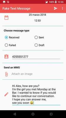 Emulate Android APK Fake Message Free