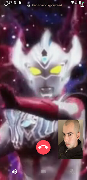 Run android online APK Fake Video Call Ultraman from MyAndroid or emulate Fake Video Call Ultraman using MyAndroid