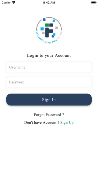 Emulate iPhone app Fakhruddin Integrated Services using MyAndroid Emulate iPhone app Fakhruddin Integrated Services using MyAndroid
