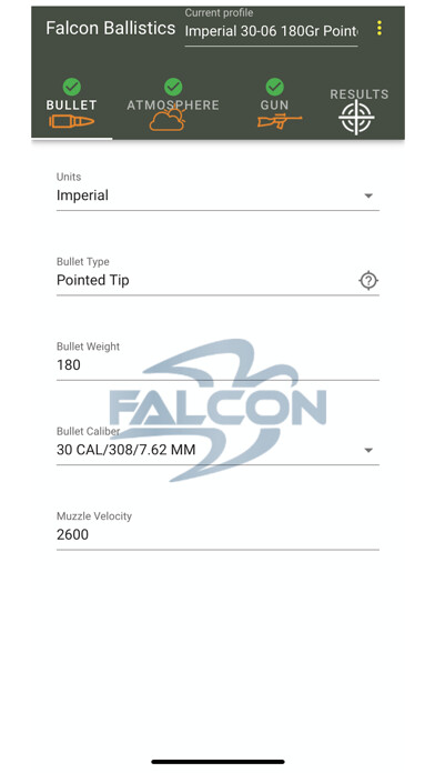 Emulate iPhone app Falcon Ballistics using MyAndroid