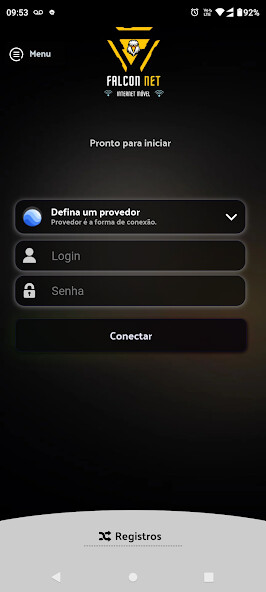 Run android online APK FalconNet from MyAndroid or emulate FalconNet using MyAndroid