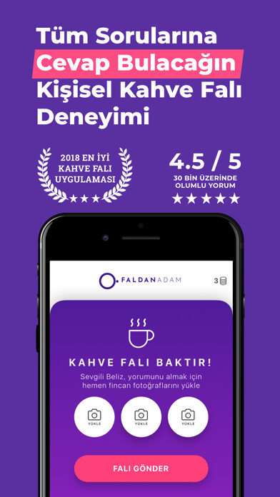 Emulate iPhone app FaldanAdam - Kahve Falı, Tarot using MyAndroid Emulate iPhone app FaldanAdam - Kahve Falı, Tarot using MyAndroid