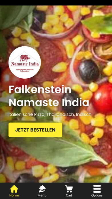 Emulate iPhone app Falkenstein Namaste India using MyAndroid Emulate iPhone app Falkenstein Namaste India using MyAndroid