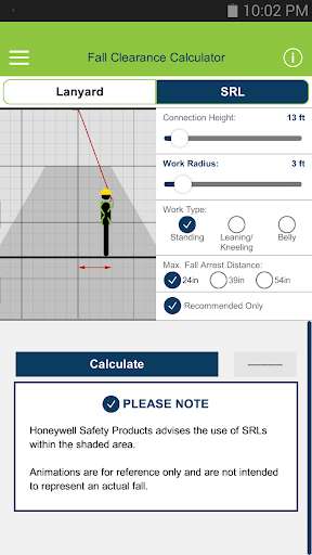 Run android online APK Fall Clearance Calculator from MyAndroid or emulate Fall Clearance Calculator using MyAndroid