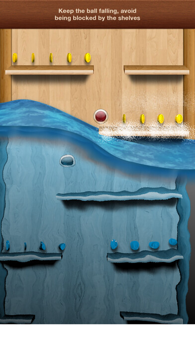 Emulate iPhone app Falldown 3D using MyAndroid