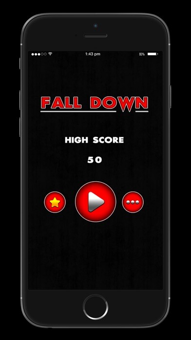 Emulate iPhone app Fall Down! Classic using MyAndroid