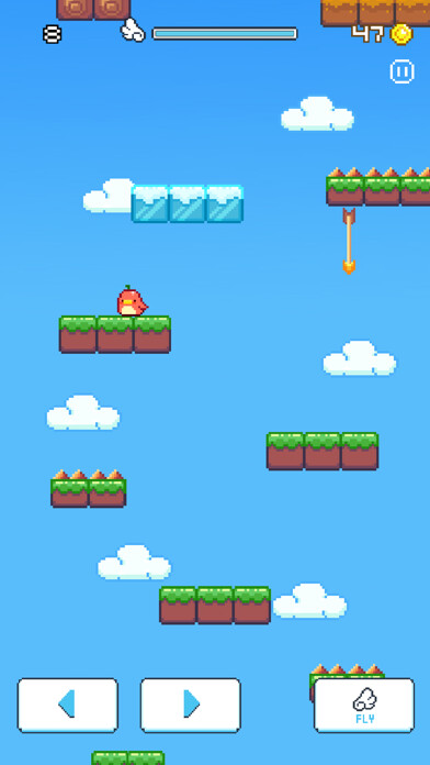 Emulate iPhone app Falling Birdz using MyAndroid