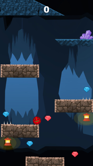 Emulate iPhone app Falling Dark Cave using MyAndroid