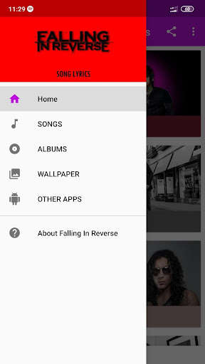 Run android online APK Falling In Reverse Lyrics from MyAndroid or emulate Falling In Reverse Lyrics using MyAndroid