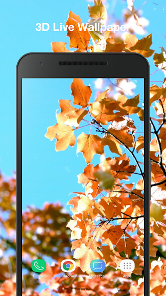 Emulate Android APK Falling Leaves Live Wallpaper