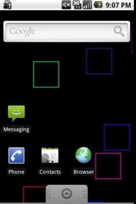 Emulate Android APK Falling Polygons