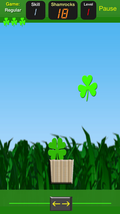 Emulate iPhone app Falling Shamrocks using MyAndroid Emulate iPhone app Falling Shamrocks using MyAndroid