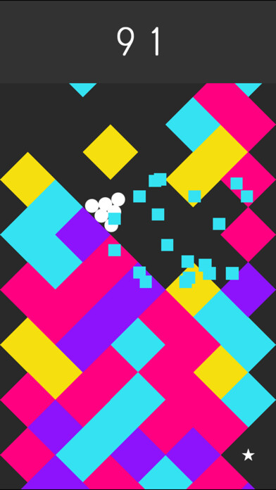 Emulate iPhone app Falling Snake using MyAndroid