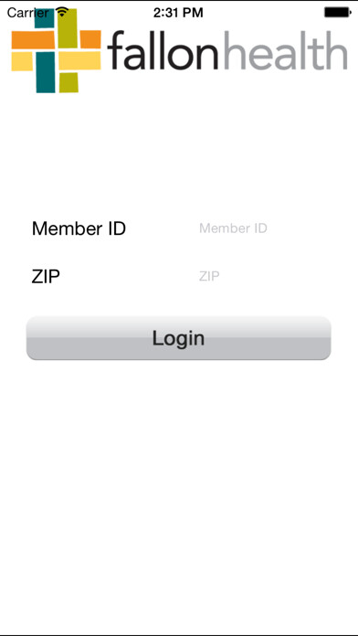 Emulate iPhone app Fallon Health Member ID Card using MyAndroid