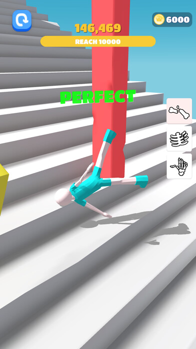 Emulate iPhone app Fall Ragdoll:Break Bones Game using MyAndroid