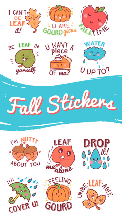 Emulate iPhone app Fall Stickers using MyAndroid Emulate iPhone app Fall Stickers using MyAndroid