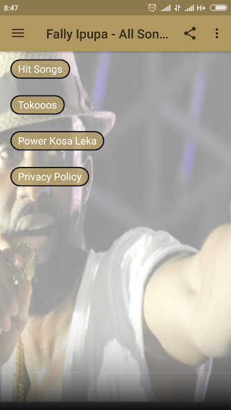 Run android online APK Fally Ipupa Hit Songs from MyAndroid or emulate Fally Ipupa Hit Songs using MyAndroid